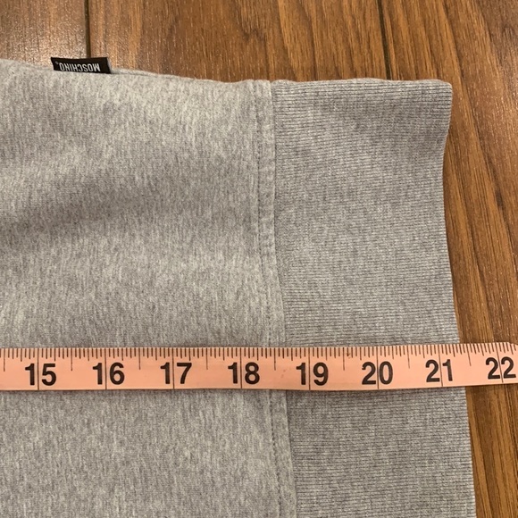 Love Moschino Embroidered Love Grey Sweater - Picture 12 of 15